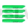  LXT1202-3D  Lynx Main Blade 120 mm Pro Edition Green 2 sets Trex150 